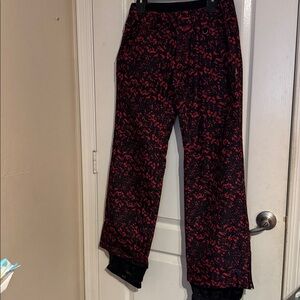 Like New SESSIONS Outerwear Terrain Series Black and Red Snow Pants- Medium